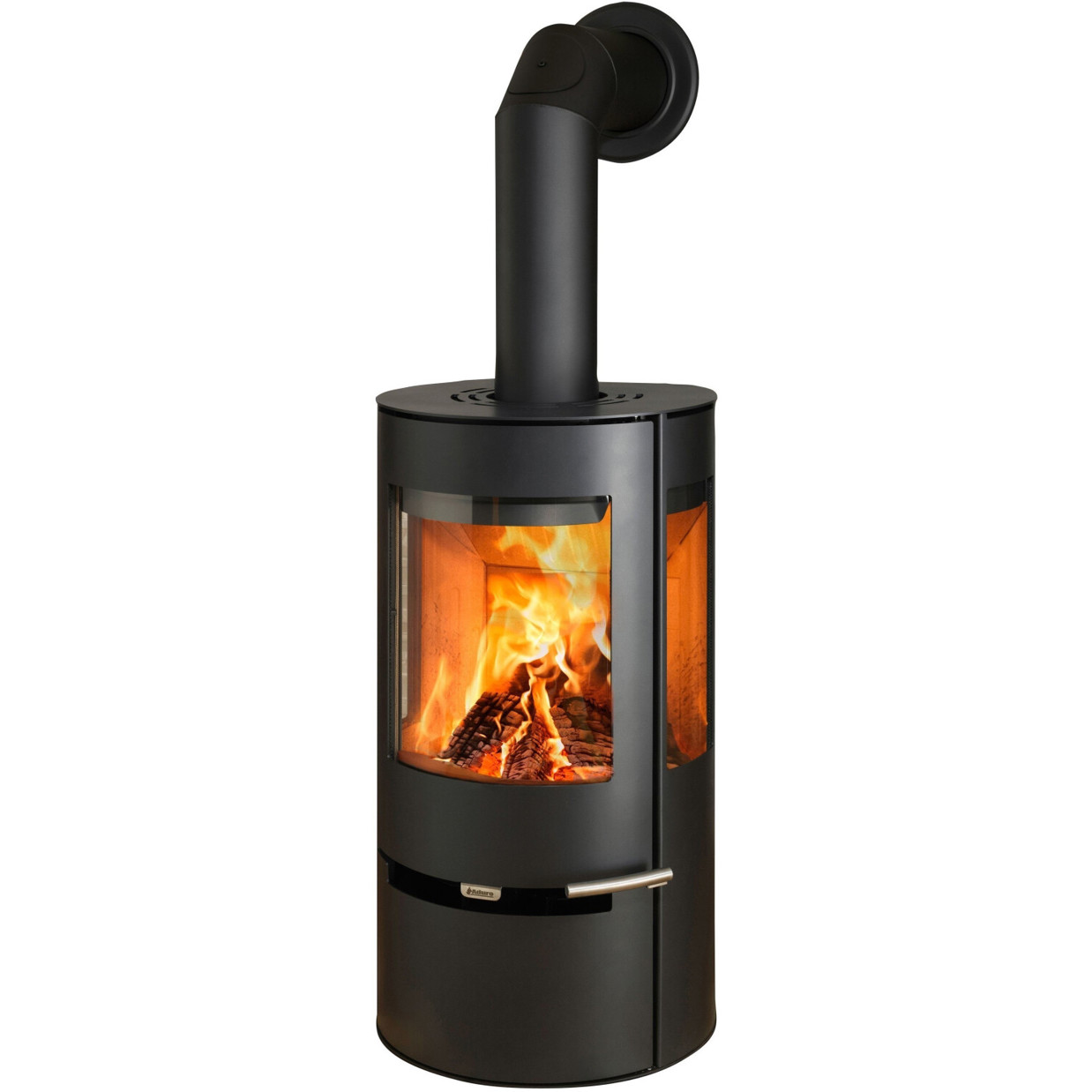 Aduro - Kaminofen 9 Air - Dauerbrandofen - Stahl, freistehend, Sichtscheibe 3-seitig