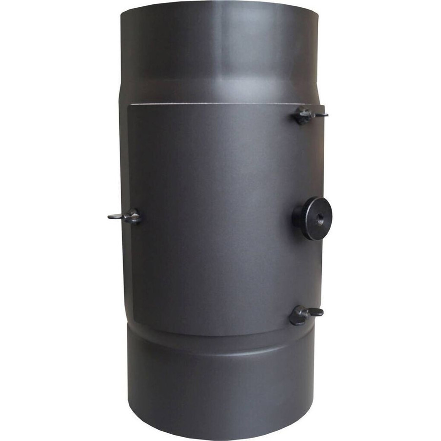 FireFix - Ofenrohreinsatz mit Feinstaubfilter - Ofenrohr-Erweiterung - Ø 150 mm, 300 mm, dunkelgrau