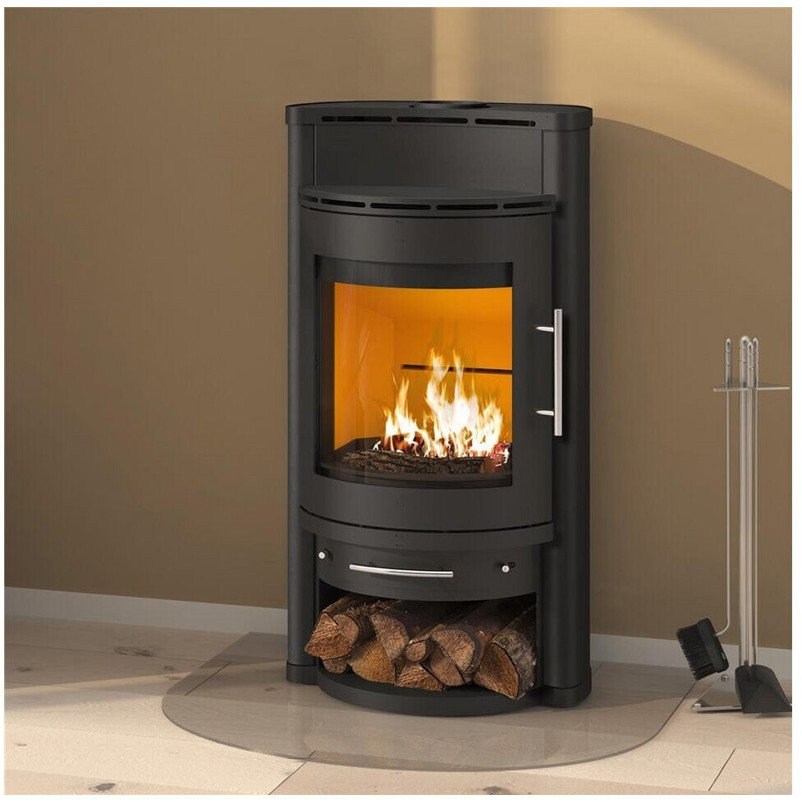 Justus - Austin 7 - Kaminofen - raumluftunabhängig, 80 % Wirkungsgrad, 7 kW Heizleistung