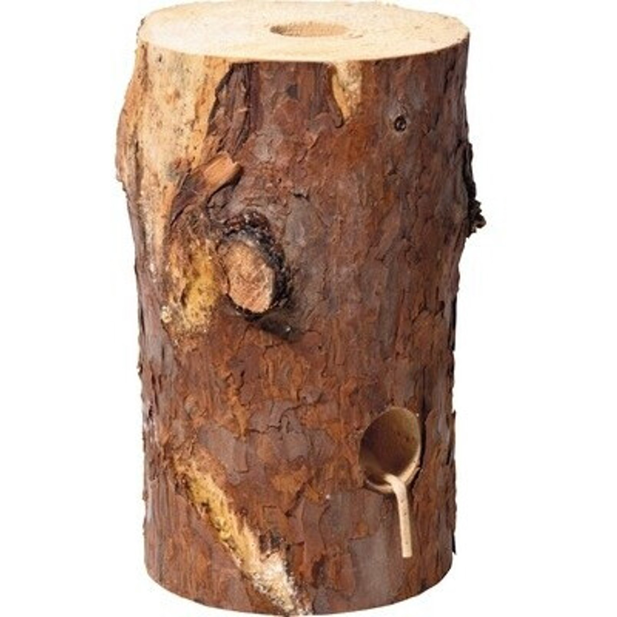 Dobar - Schwedenfeuer-Set - - Ø 8-15 H20 cm, 15 Stück, Kiefer, Brenndauer 45 min