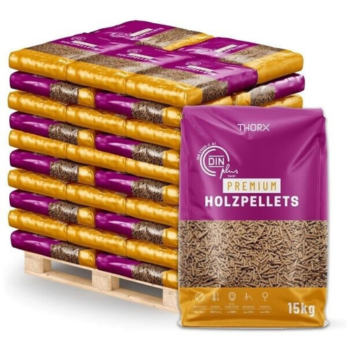Hamann - Holzpellets - 600kg Palette - aschearm, zylindrisch, 10% Restfeuchte
