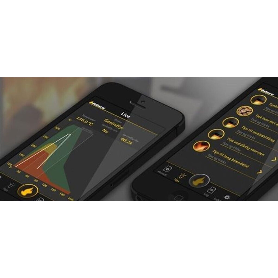 Aduro - Smart Response - Kamin-Fernsteuerung - schwarz, Kunststoff, hitze- & funkensicher