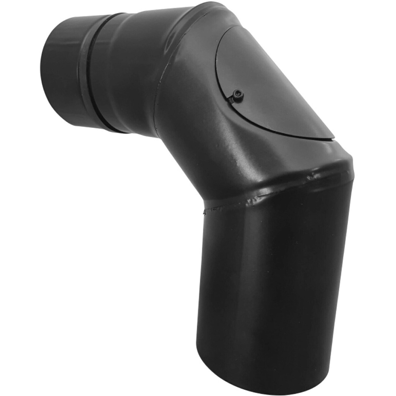 FireFix - Pelletofenrohr - RES80/B90T - Ofenrohre & Schornsteine - Edelstahl, 90°, Ø 80 mm