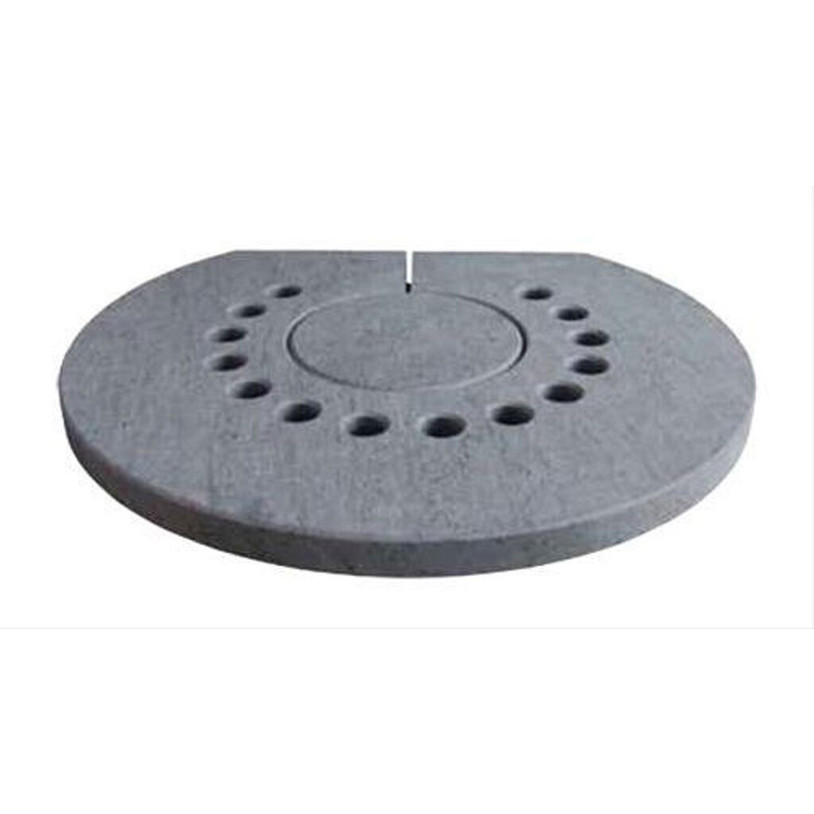 Aduro - Abdeckplatte für Kaminofen Aduro 9 - Kaminabdeckplatte - grau, Speckstein, 44,7 cm tief