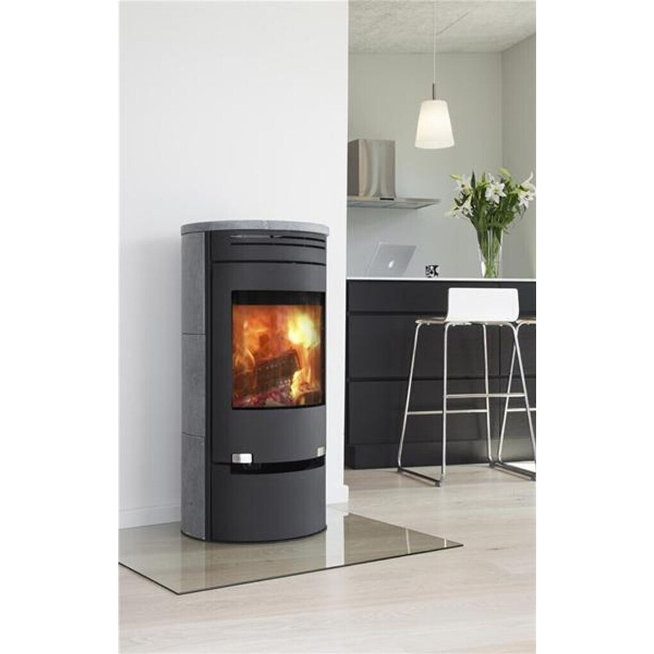 Aduro - Kaminofen 1-1 SK - Kaminofen - freistehend, Stahl, Dauerbetrieb, Braunkohlebriketts, Holz, Kohle