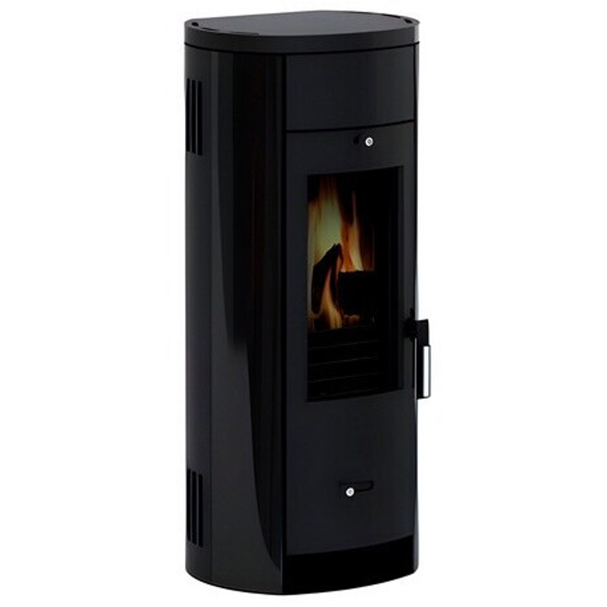 Accente International Slimline - Kaminofen - 5 kW Heizleistung, Stahl schwarz