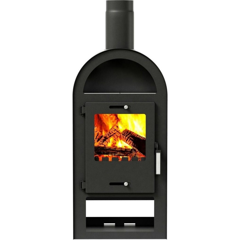 Accente International Magna UNI-1963 3.0 - Kaminofen - 7 kW, freistehend, schwarz